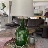 Lady Jeanne green table lamp electrified to nine