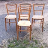 4 country chairs
