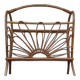 Vintage rattan magazine holder