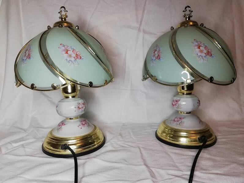 Pair of bedside lamps