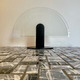 Black and smoked frosted mood lamp