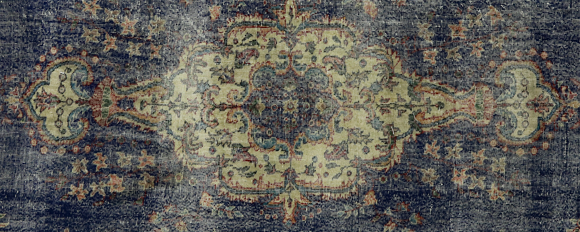 Anatolian handmade vintage rug 262 cm x 152 cm