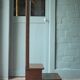 Wooden step stool for vintage library, stepladder, furniture for library, decor
