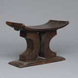 Antique african wooden ashanti stool