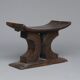 Antique african wooden ashanti stool