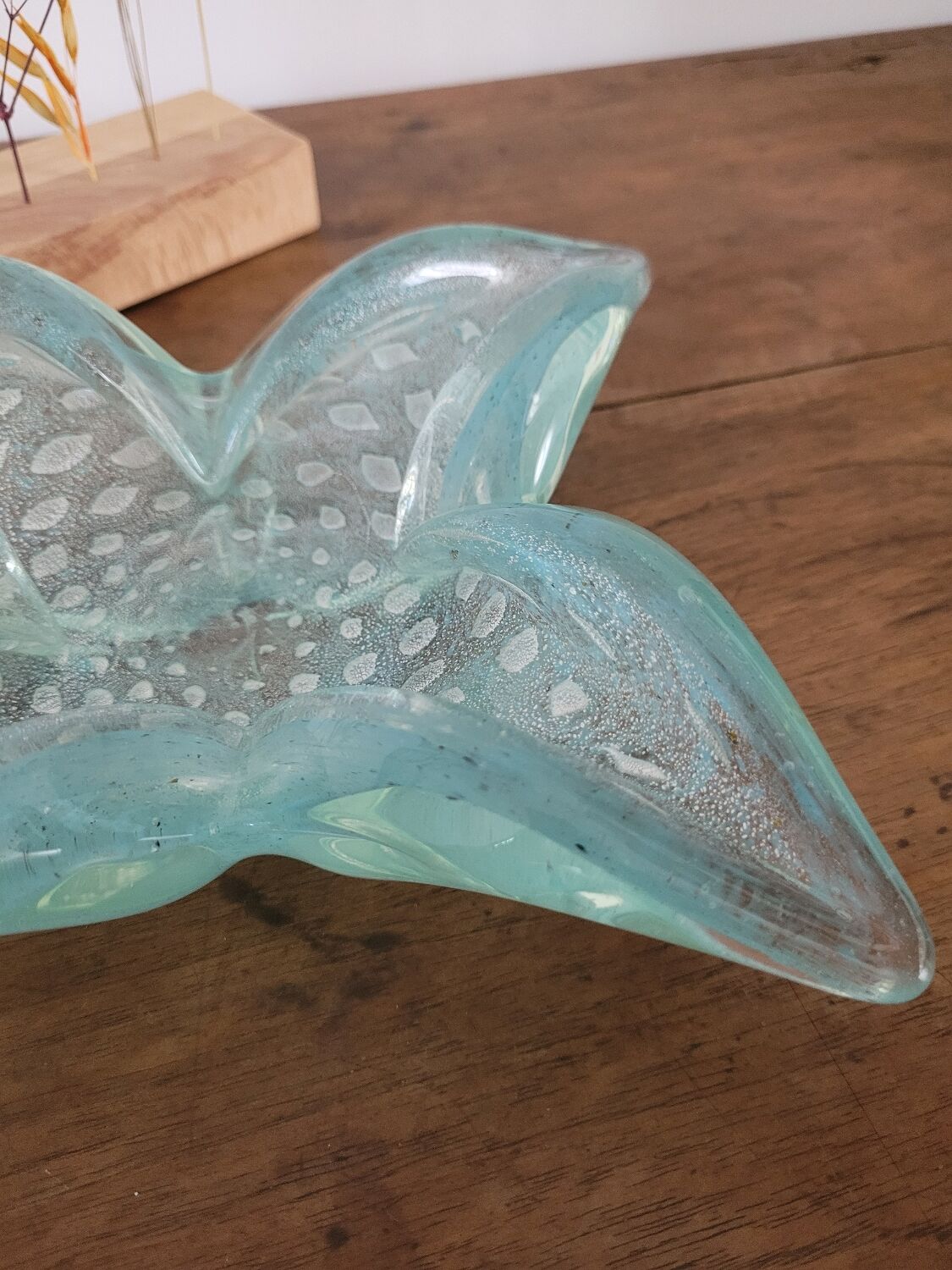 Murano glass pocket emptier