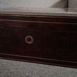 Former Napoleon III jewellery box inlaid brass marquetry, mother-of-pearl