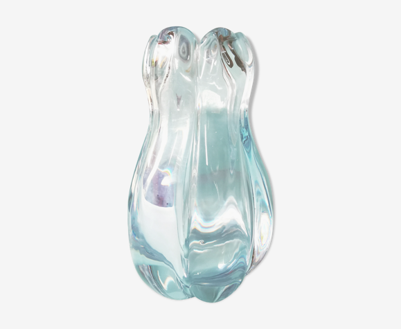 Stella Polaris ice glass vase by Vicke Lindstrand for Orrefors 1960 |  Selency