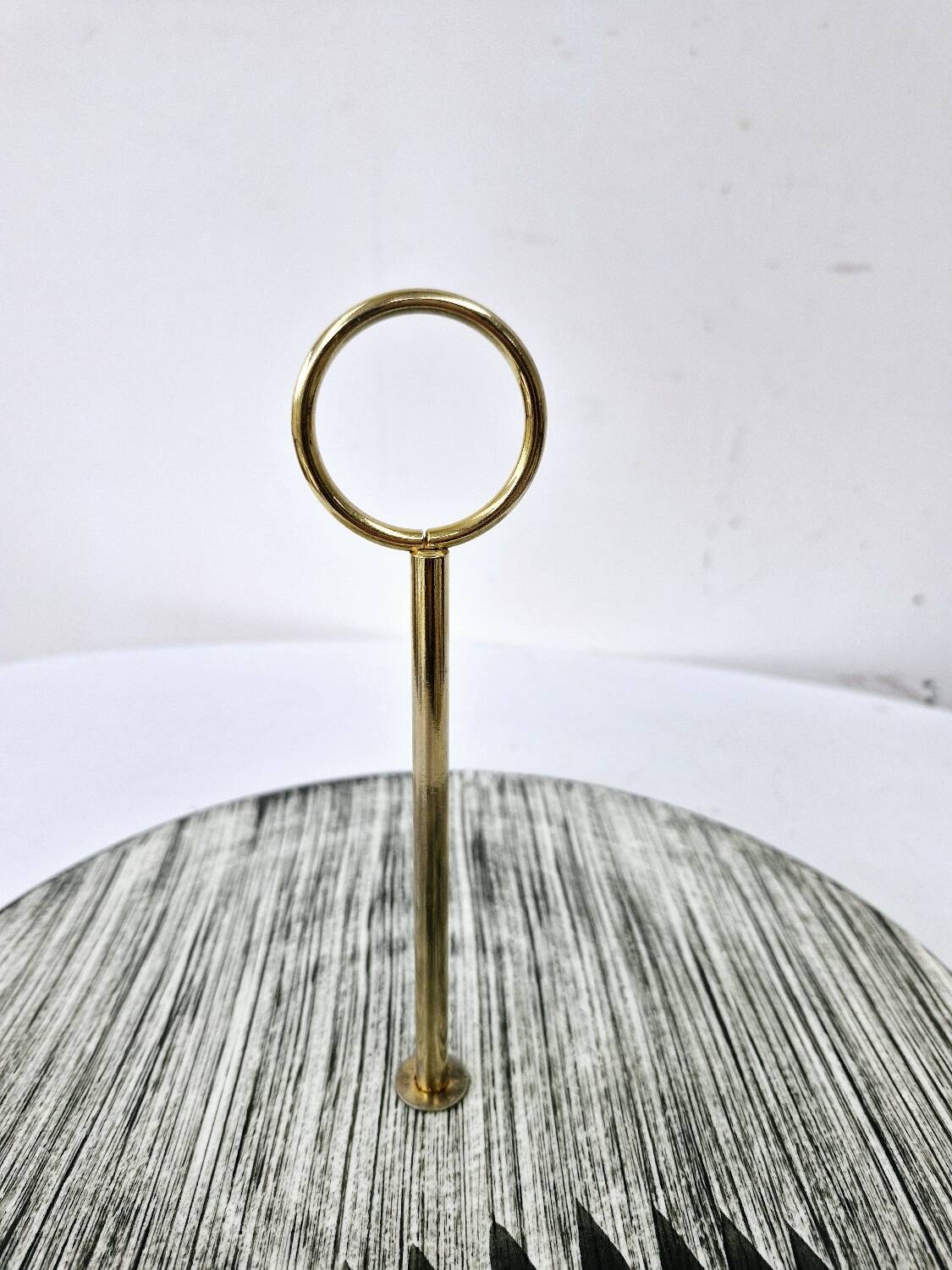 Vintage Ceramic Cheese Board 1960s Manufacture Salins Toledo Model