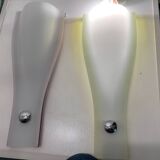 Italian glass walllights set of 2