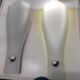 Italian glass walllights set of 2