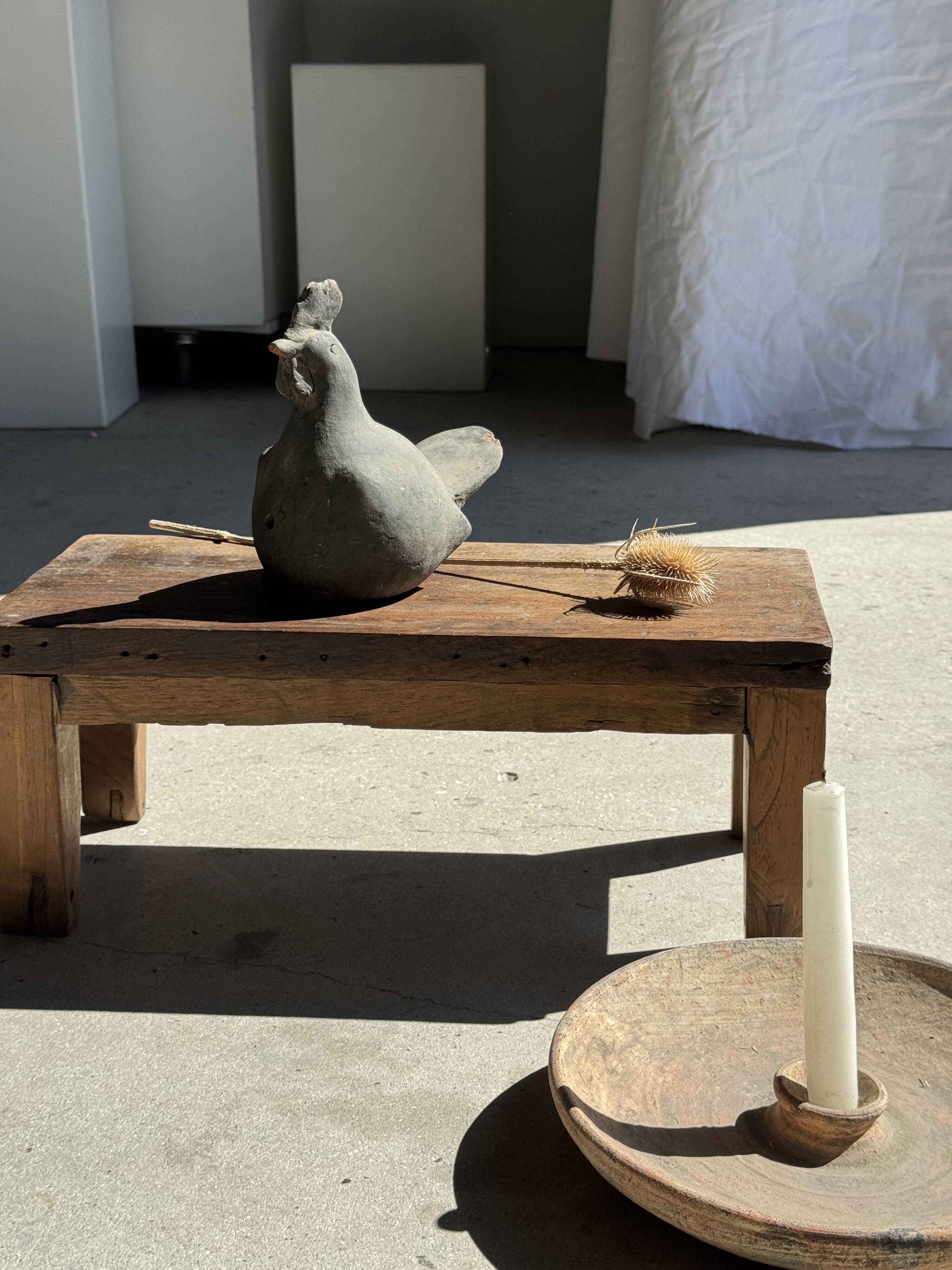 Artisanal dish in ancient Indonesian terracotta D24 H5