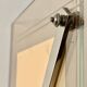 Vintage Glass and Chrome Metal Photo Frame 1960