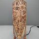 Lamp in rattan wicker and wood late XIXth