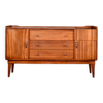Midcentury Petite Sideboard / Cabinet In Teak From Austinsuite. Vintage Mod