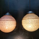 2 glass suspensions from Clichy