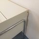 Vintage Bauhaus style desk in melamine and chrome metal from the 1970s.