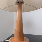 Pair of pine lamps, 1980s