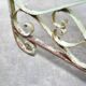 Antique art deco wrought iron screen