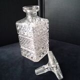 Crystal whiskey decanter Diamond tip decor