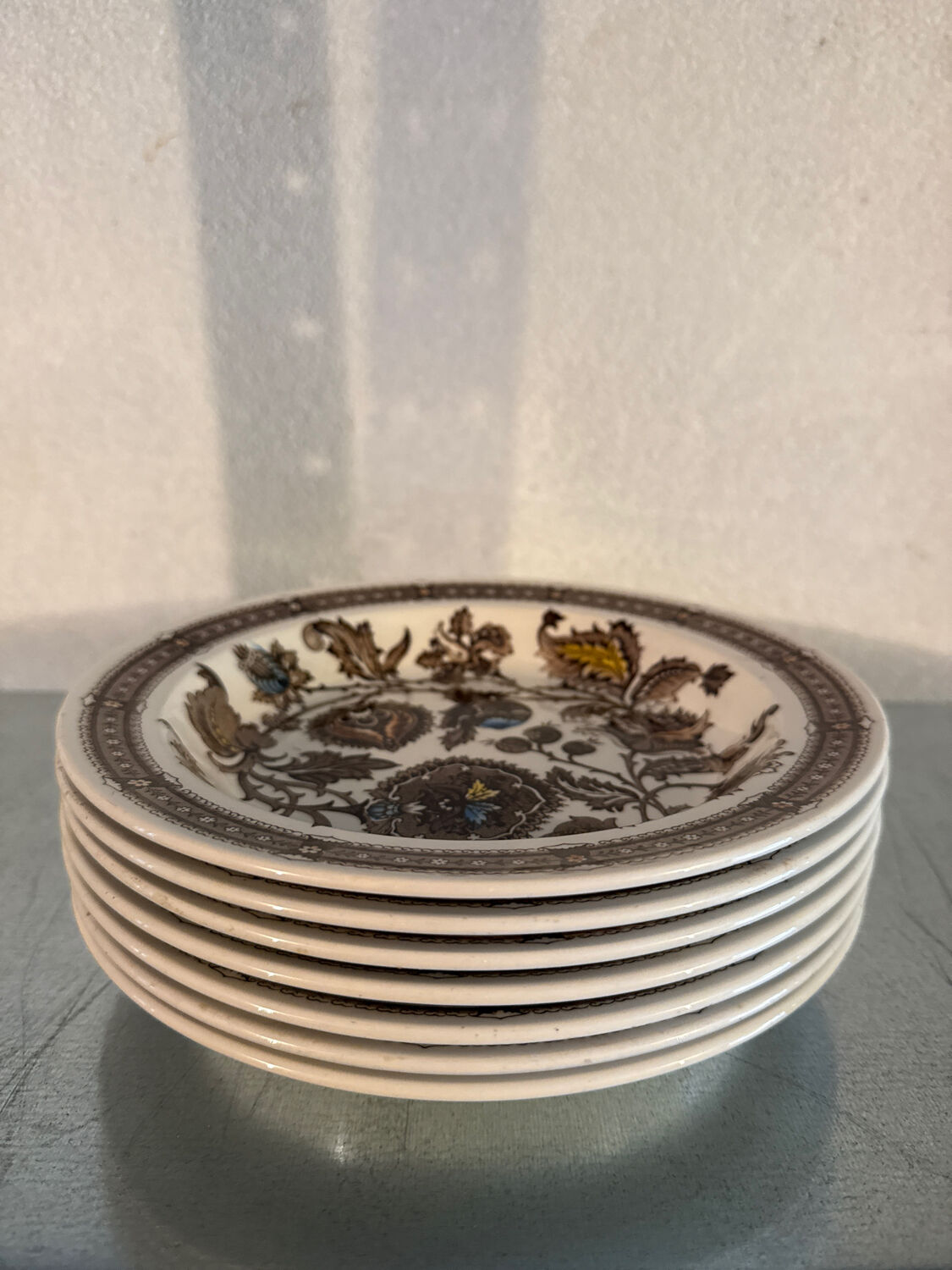 English Jacobean soup plates
