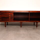 Sideboard in rio-rosewood by Gianfranco Frattini for Bernini - Italy - 1960's