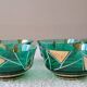 Set of sorbet bowls from the 1950s.