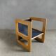3-position children's armchair, wooden, 1980s