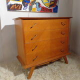 Vintage chest of drawers from the 50s compass