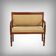 Mahogany landing sofa, Restoration period – Part 1, 19th century