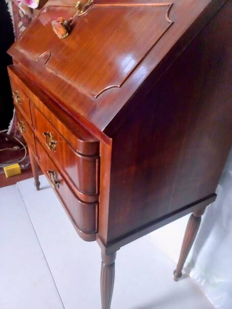 Louis XV mahogany shipowner's desk, 18th century