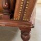 Vintage brown leather armchair