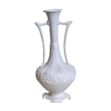 Shabby white patina bronze vase