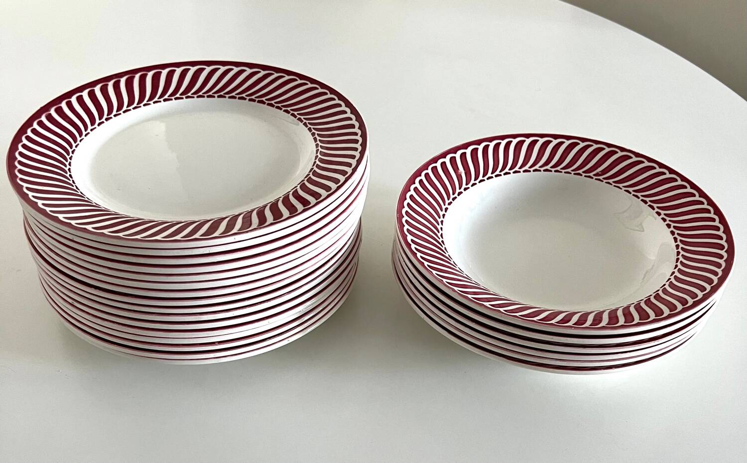 Digoin Sarreguemines plates