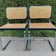 Pair of Marcel Breuer Cesca B32 chairs