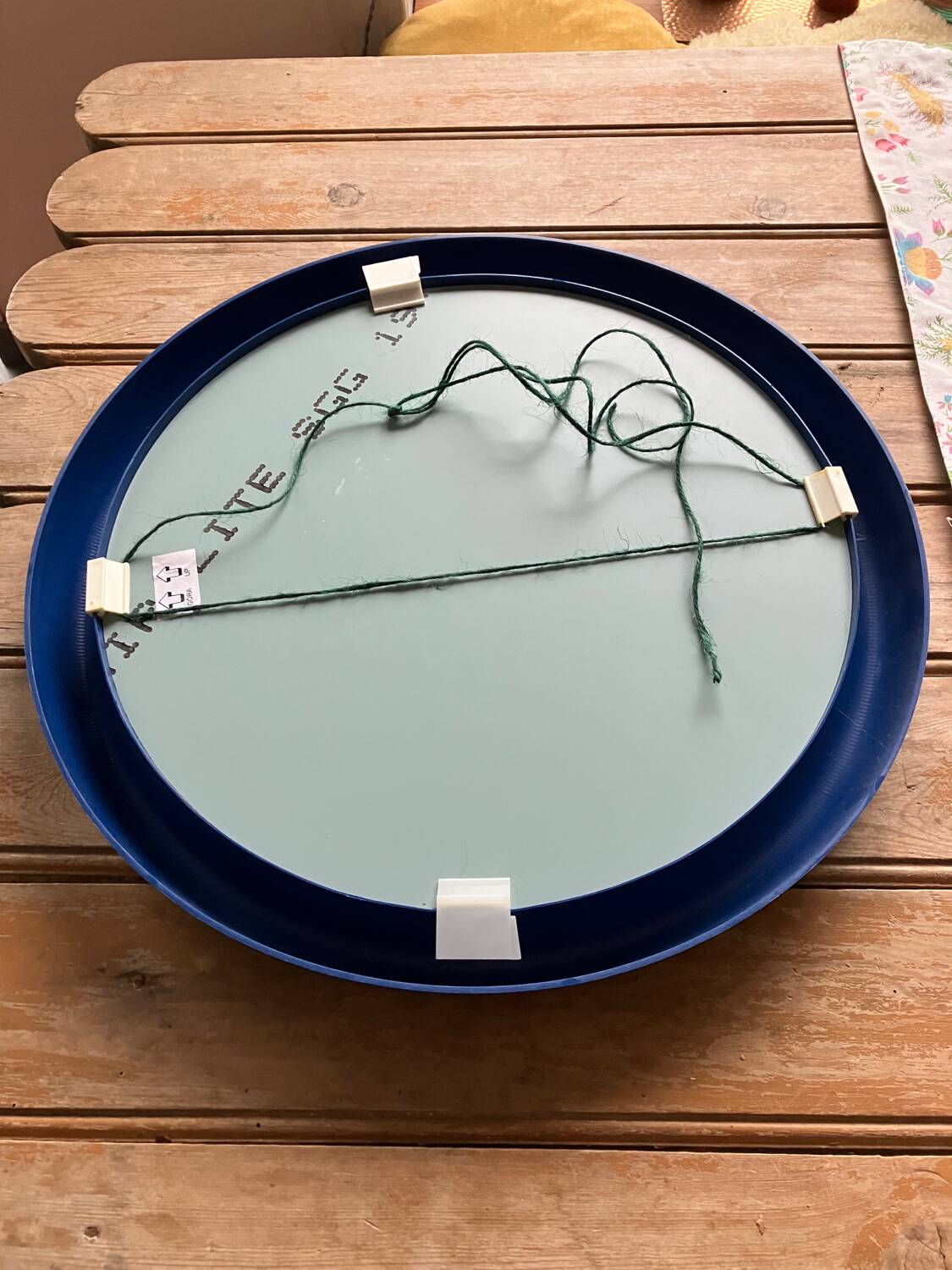 Vintage round mirror