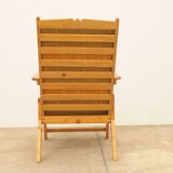 Fauteuils en bois de pin de style scandinave, années 1970, set de 2