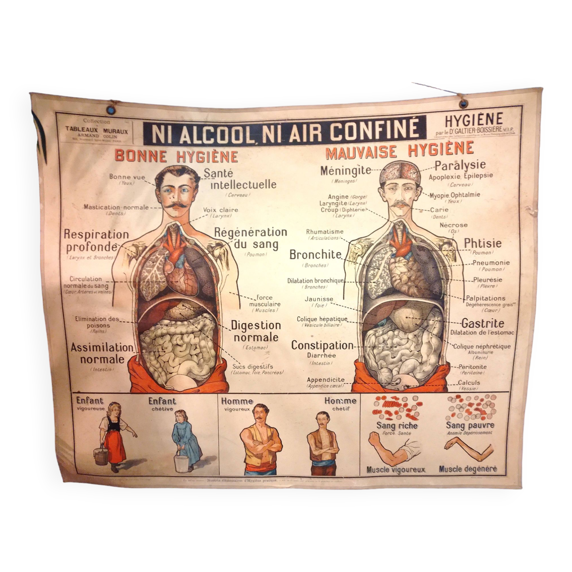 Affiche Hygiène 1900s Selency