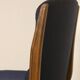 Fauteuil de bureau vintage pivotant en bois année 70