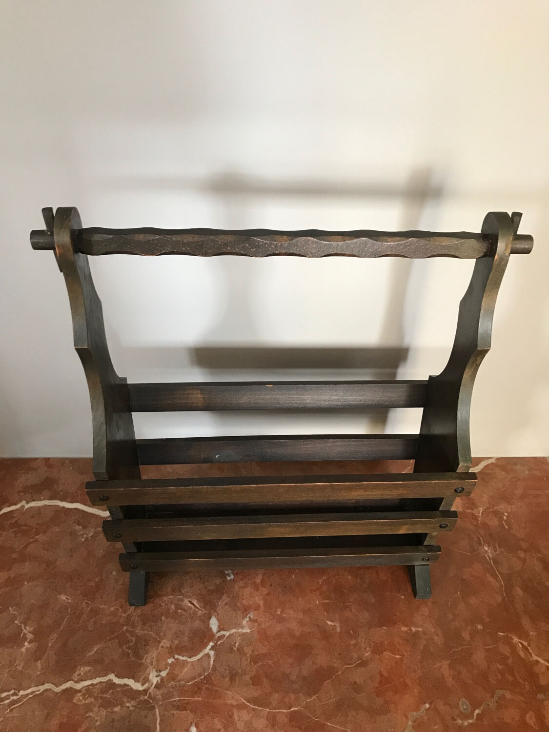 Brutalist magazine holder