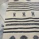 Corridor Kilim black and white handmade v