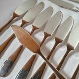 12 Argental Fish Knives Silver Metal