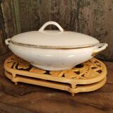 Large vintage french trivet special to keep food warm