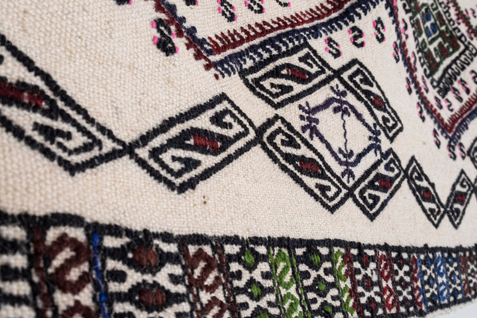 Vintage Turkish Jajim Kilim Runner Rug, 1970s 55 x 480 cm