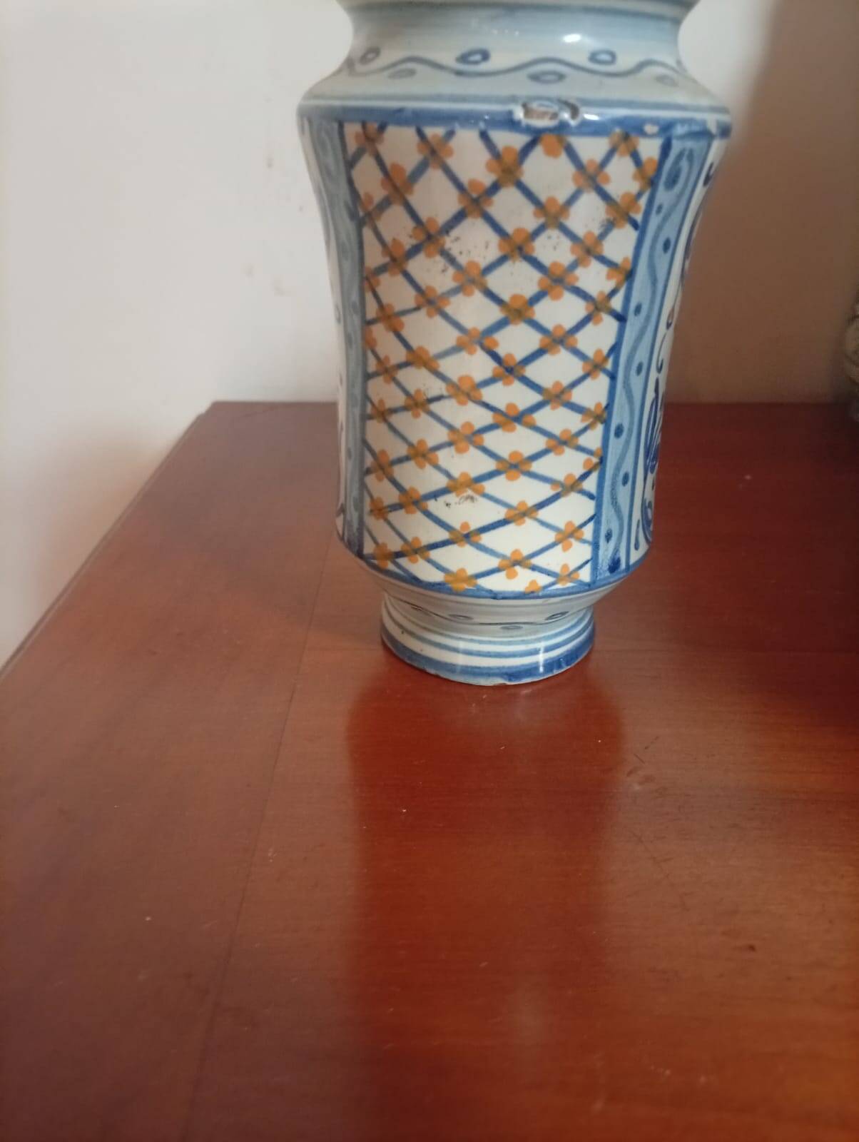 Old and signed pharmacy jar