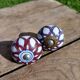 Genuine stoneware door knobs