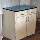 Mado furniture in blue formica two doors