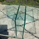 Low table design in tempered glass