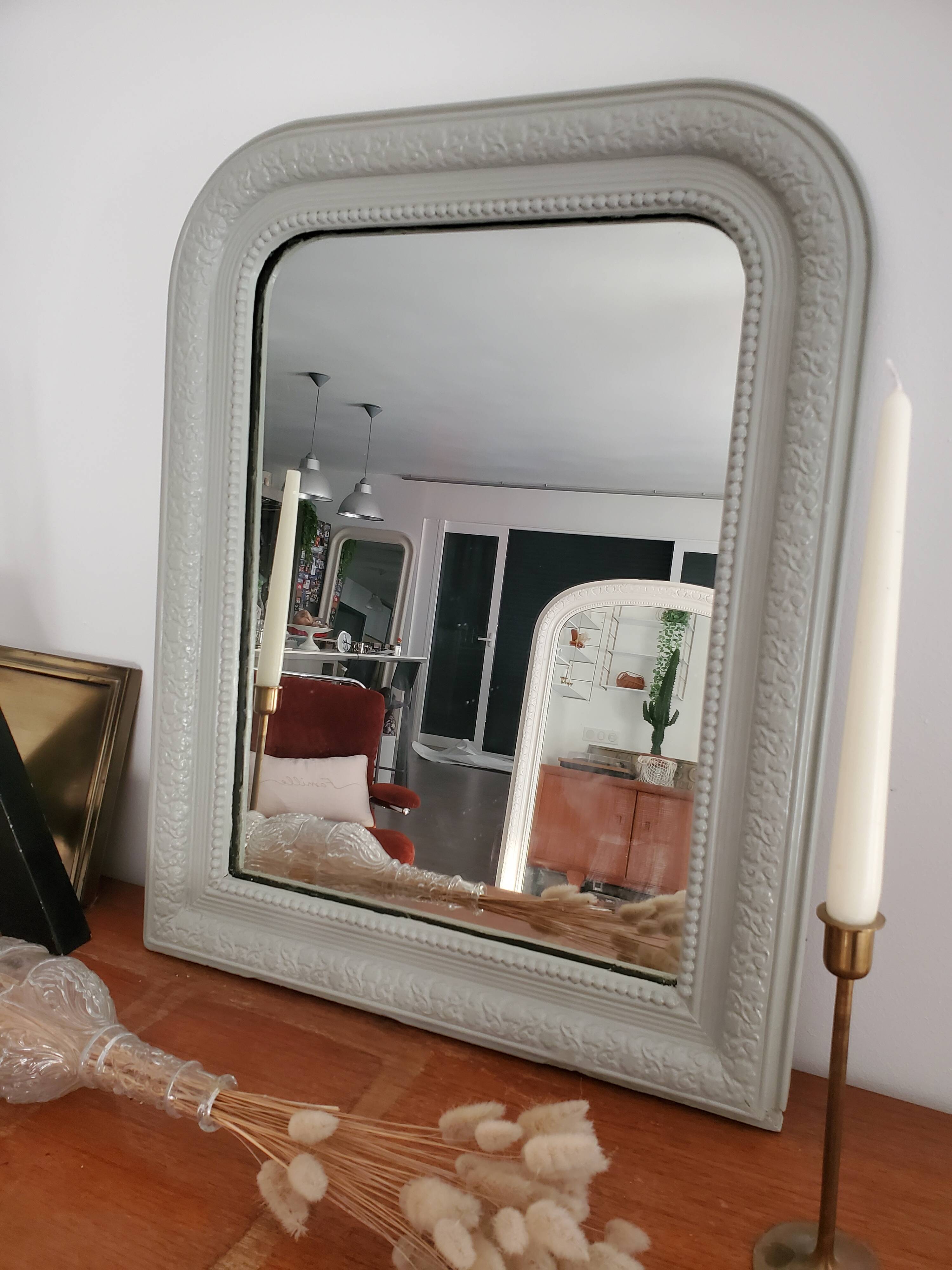Mirror Louis Philippe gray
