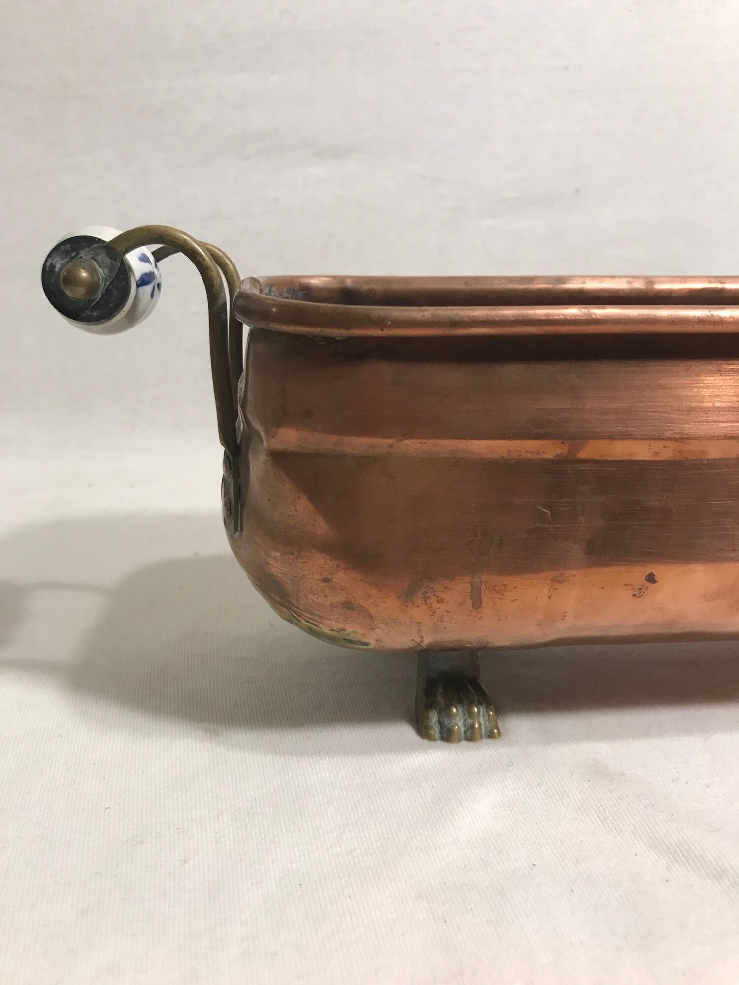 Old copper planter